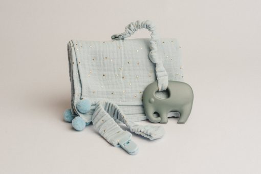 Conjunto de oferta em azul bebé