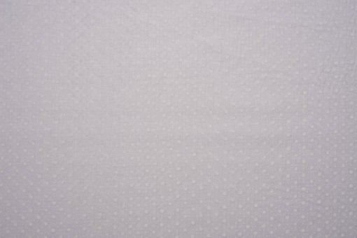 Tecido branco bolinhas tom tom 100% algodão artesanato tecidos para costura criativa DIY e faça você mesmo