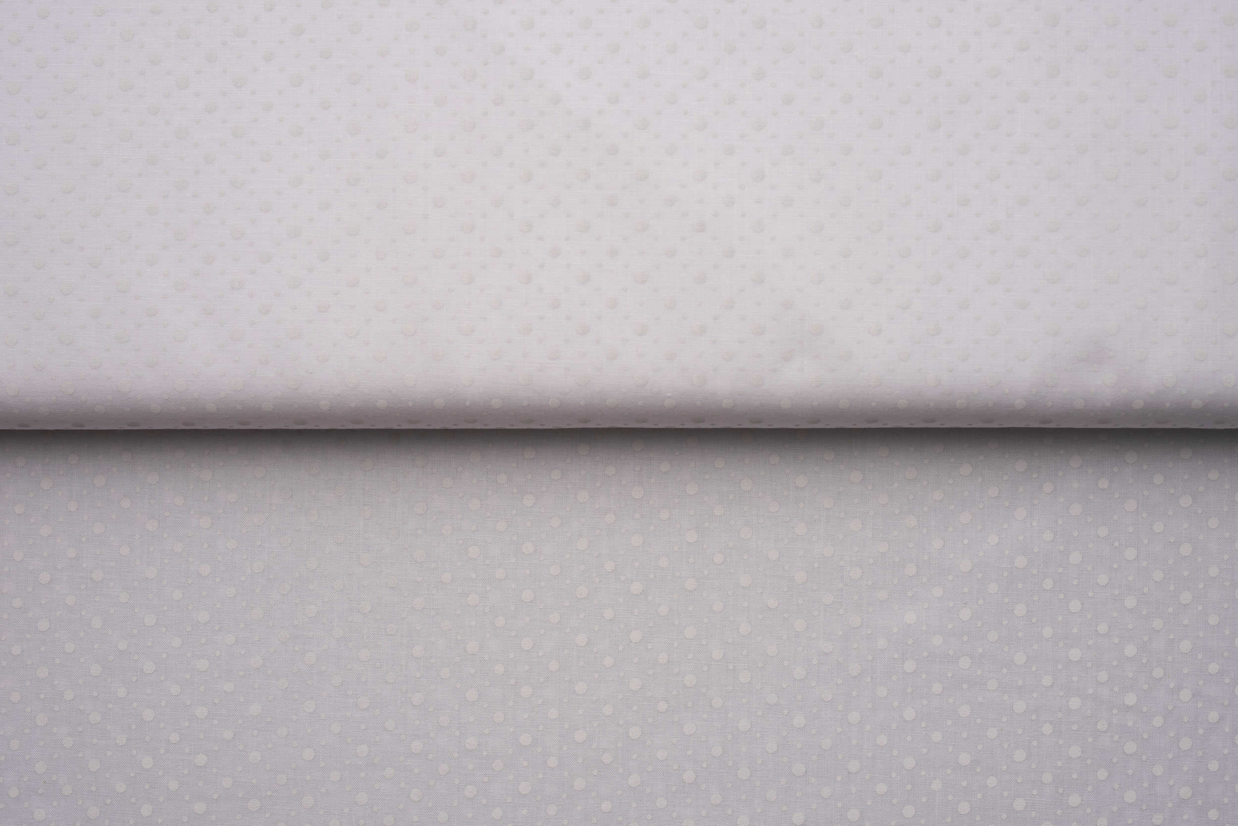 Tecido branco bolinhas tom tom 100% algodão artesanato tecidos para costura criativa DIY e faça você mesmo