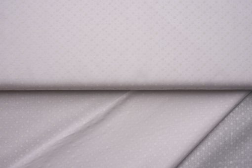 Tecido branco bolinhas tom tom 100% algodão artesanato tecidos para costura criativa DIY e faça você mesmo