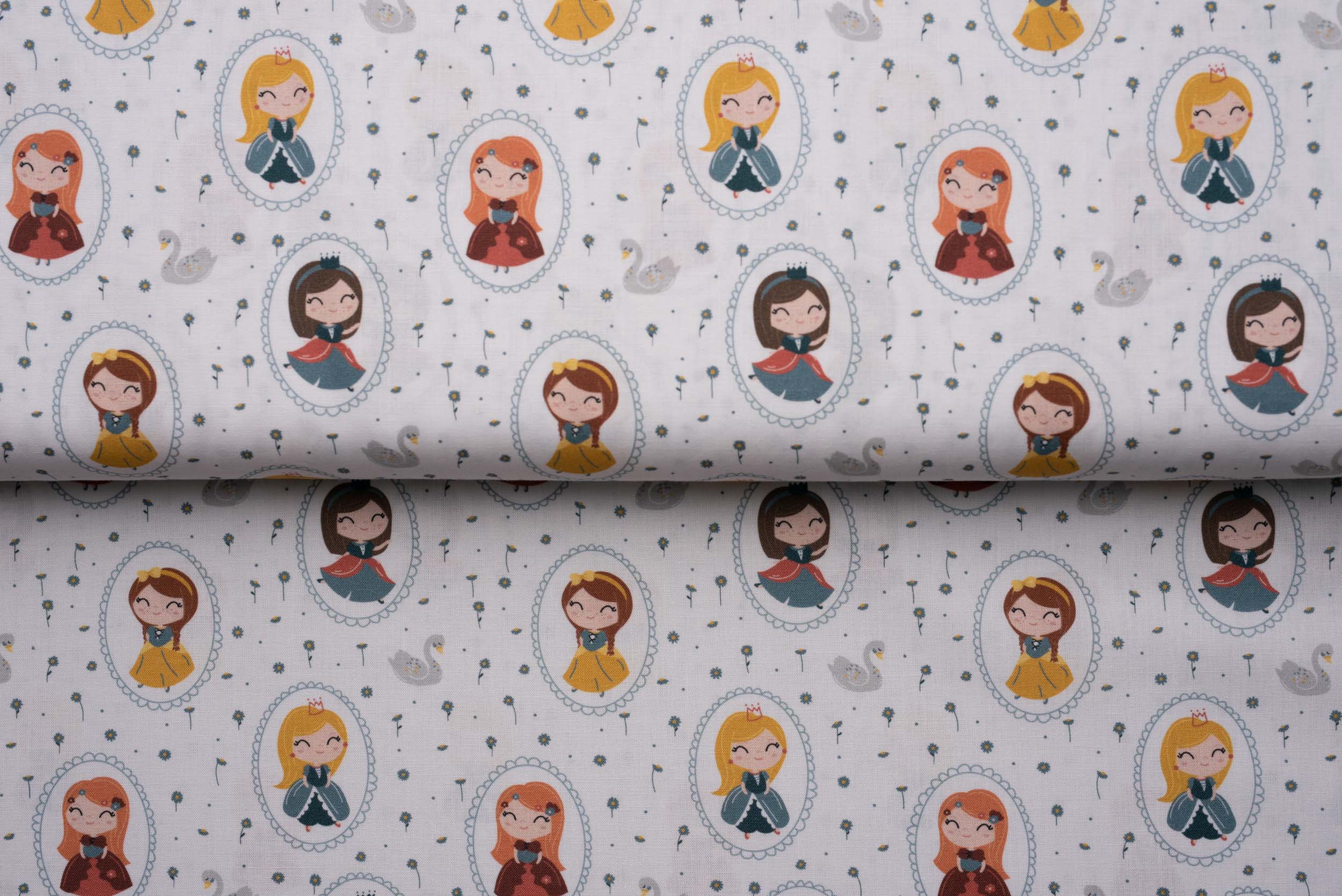 Tecido com padrão de princesas 100% algodão artesanato tecidos para costura criativa DIY e faça você mesmo