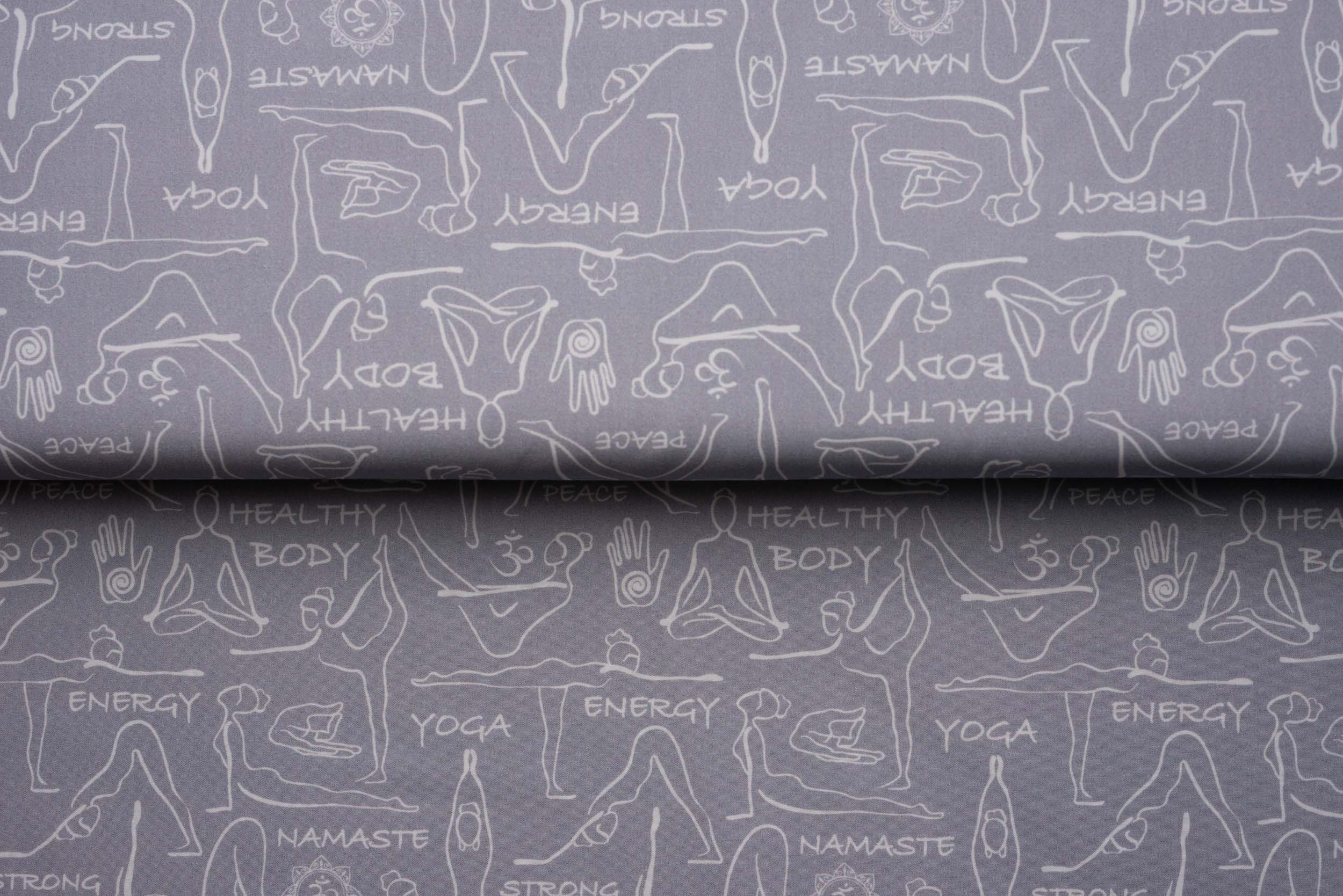 tecido ioga cinza cinzento 100% algodão artesanato tecidos para costura criativa DIY e faça você mesmo